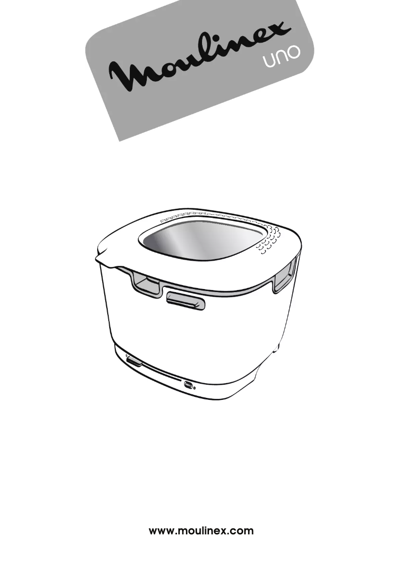 Page 1 de la notice Manuel utilisateur Moulinex Uno AM100970