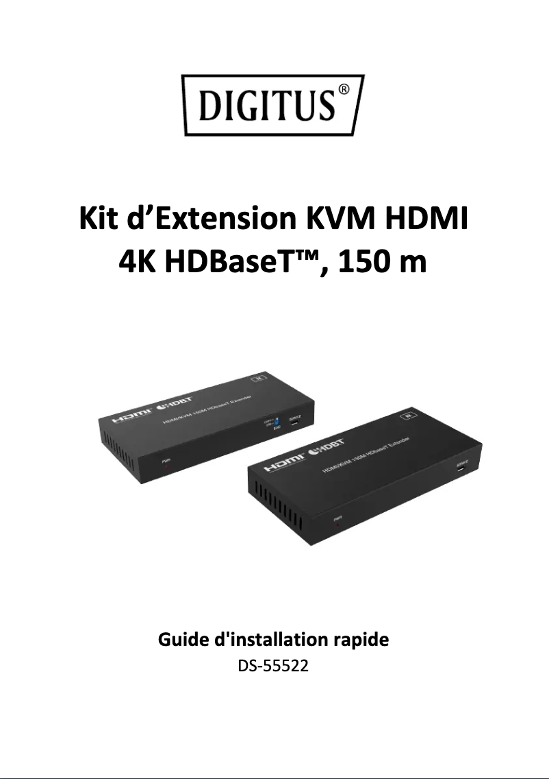 Página 1 del manual Manual de usuario Digitus DS-55522