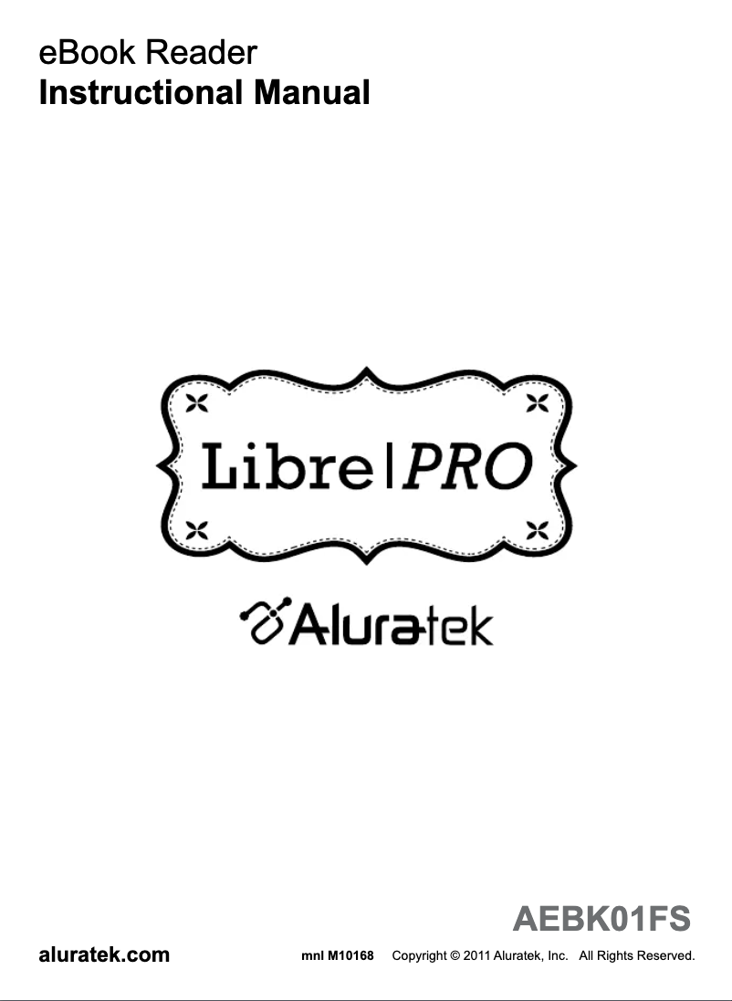 Imagen de la primera página del manual del dispositivo Libre Pro AEBK01FS