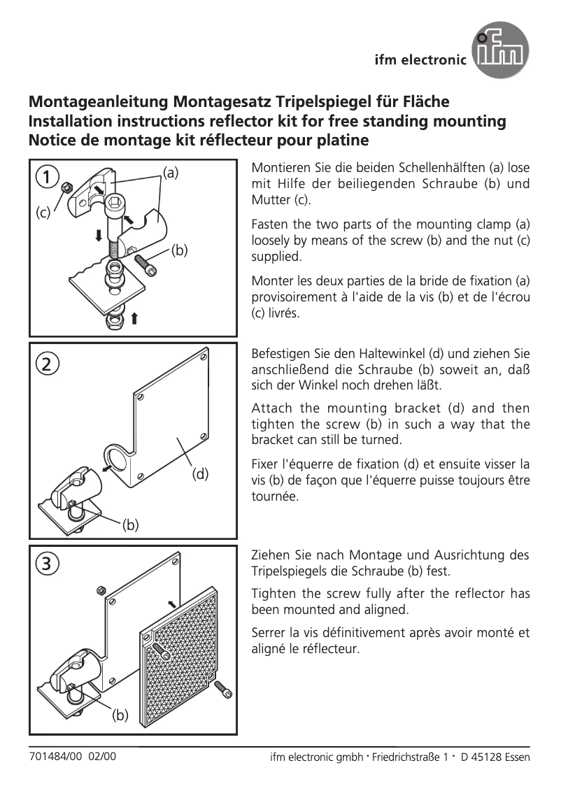 Page n°1 - Manuel utilisateur IFM E20922