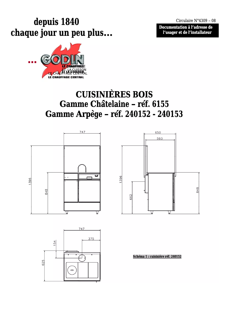 Image de la première page du manuel de l'appareil Arpege