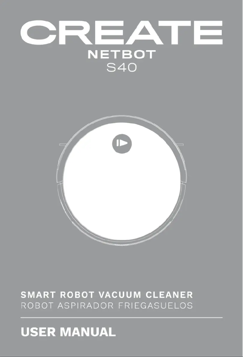 Page n°1 - Manuel utilisateur Create NETBOT S40