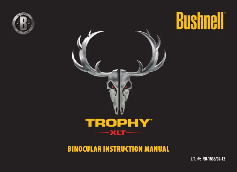 Image de la première page du manuel de l'appareil Trophy XLT