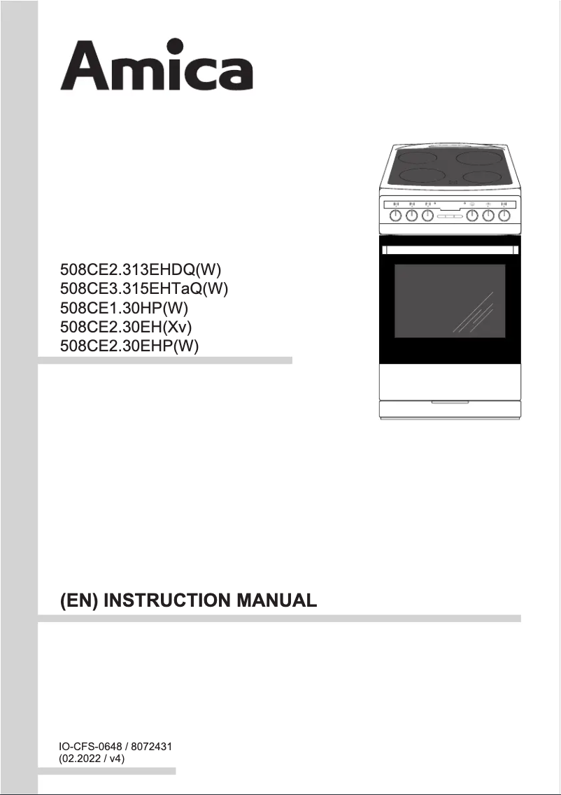 Page n°1 - Label énergétique Amica 58CE2.30P(W)