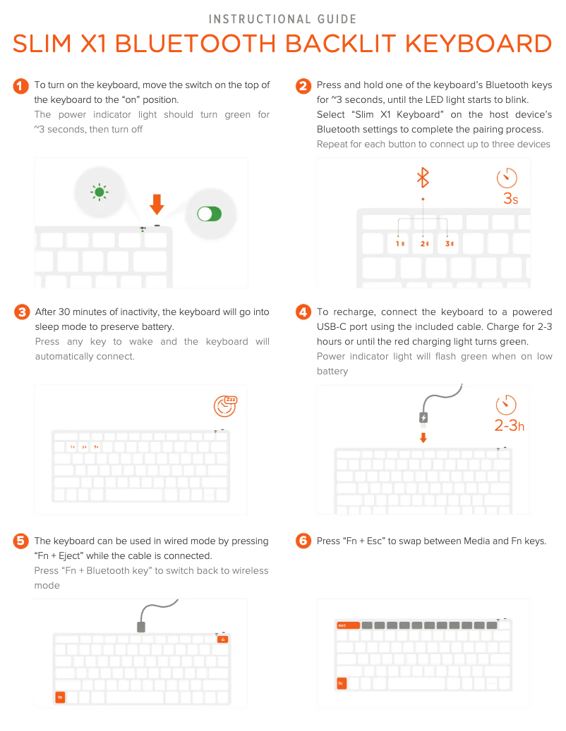Page 1 de la notice Manuel utilisateur Satechi X1