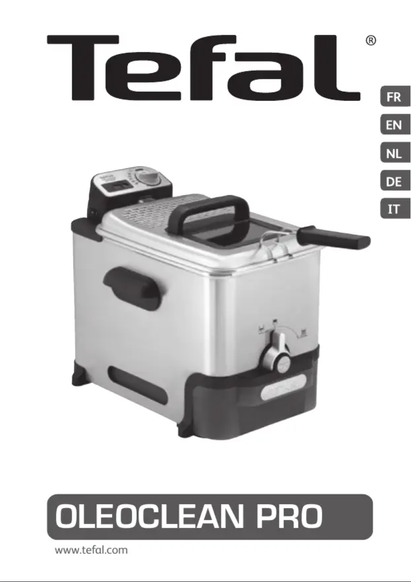 Página 1 del manual Manual de usuario Tefal Oleoclean Pro FR8040