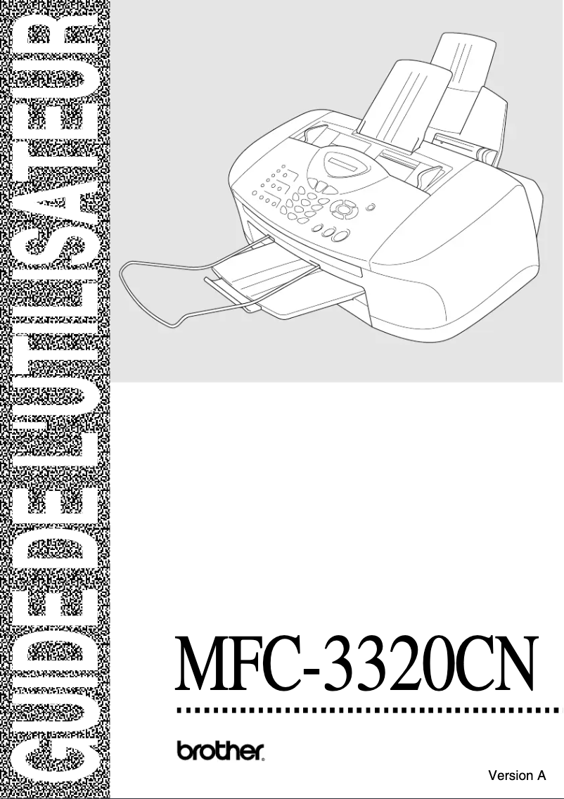 Image de la première page du manuel de l'appareil MFC-3320CN
