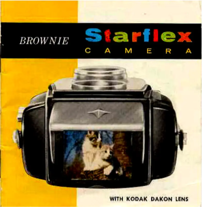 Image de la première page du manuel de l'appareil Brownie Starflex