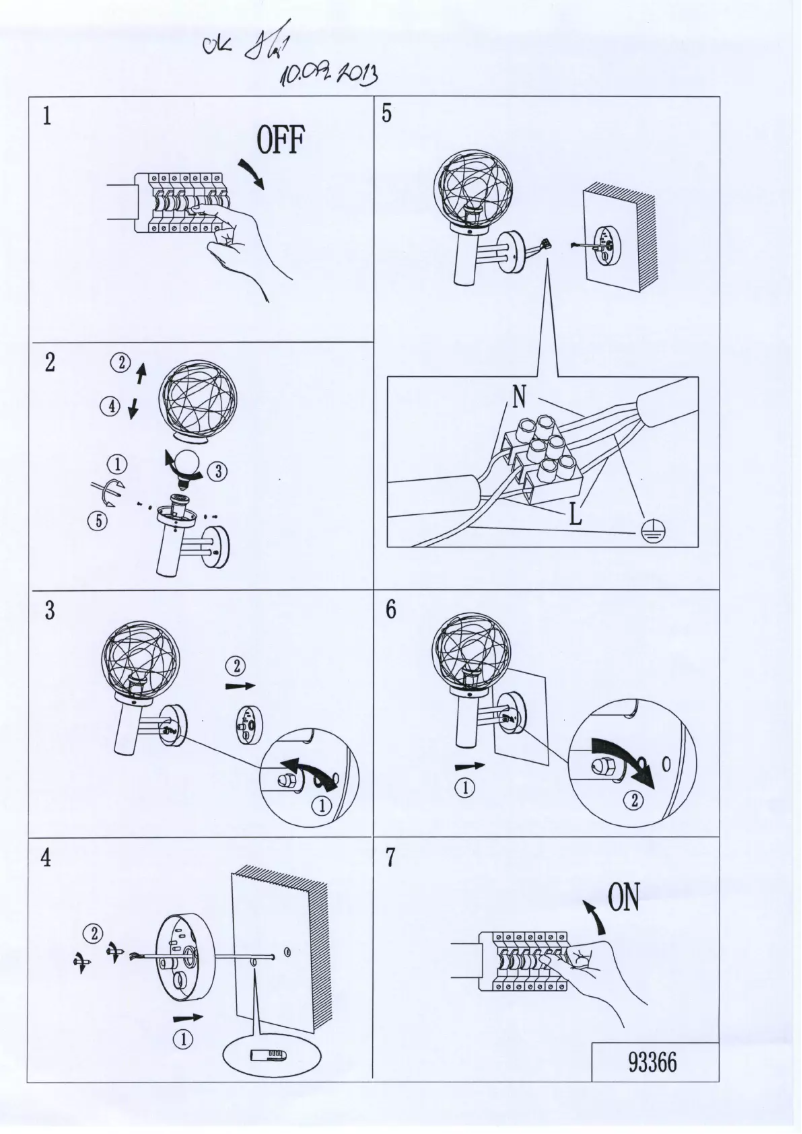 Página 1 del manual Manual de usuario Eglo Nisia 1