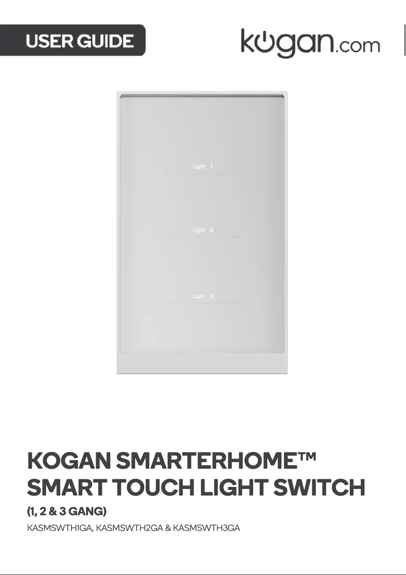 Page n°1 - Manuel utilisateur Kogan KASMSWTH3GA 2PACK