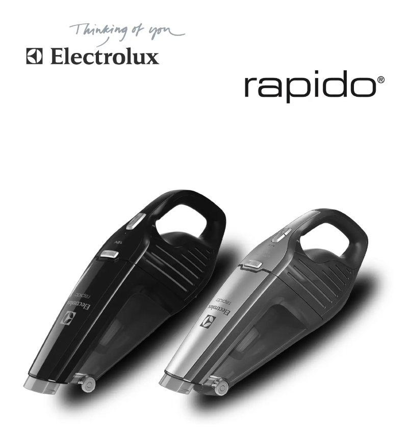 Page n°1 - Manuel utilisateur Electrolux Rapido Power EL820A