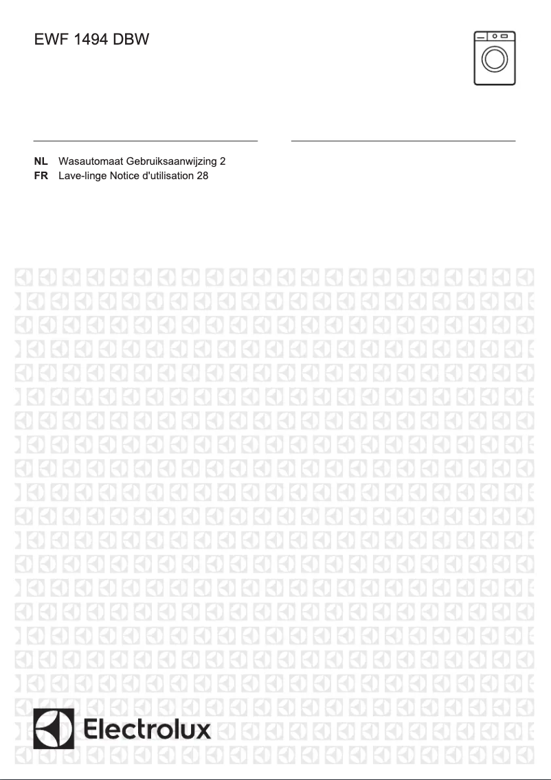 Page n°1 - Manuel utilisateur Electrolux EWF1494DBW