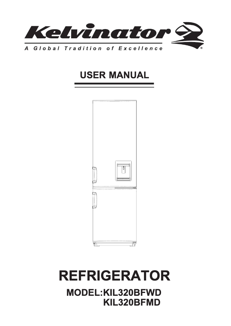 Page 1 de la notice Manuel utilisateur Kelvinator KIL320BFWD