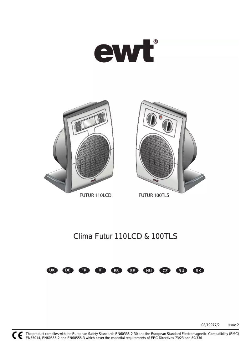 Página 1 del manual Manual de usuario EWT Clima Futur 110LCD