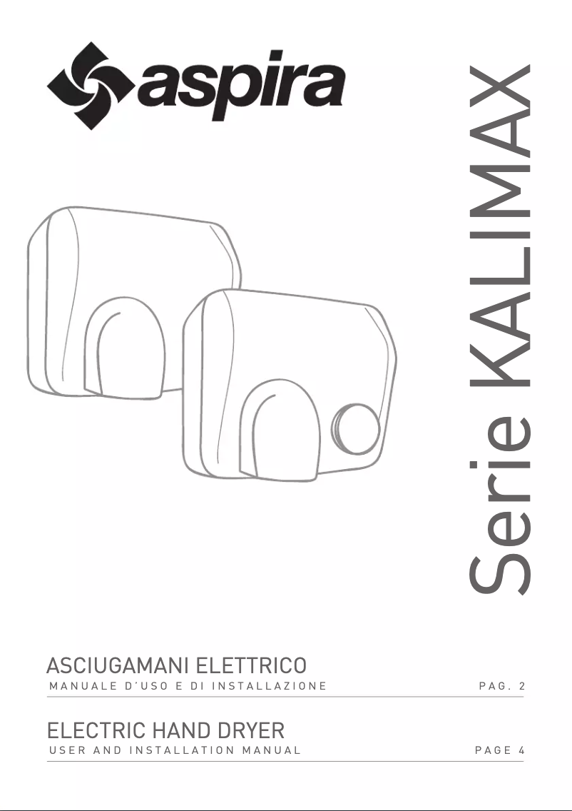 Image de la première page du manuel de l'appareil KALIMAX 25A