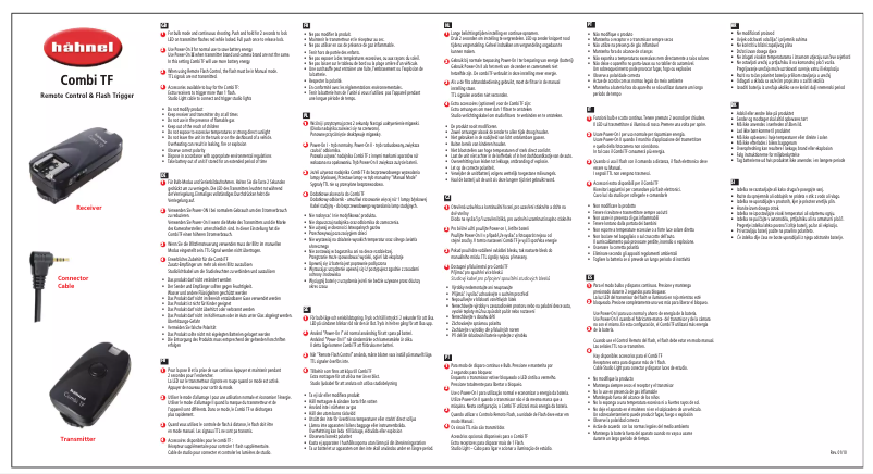 Page 1 de la notice Manuel utilisateur Hähnel Combi TF