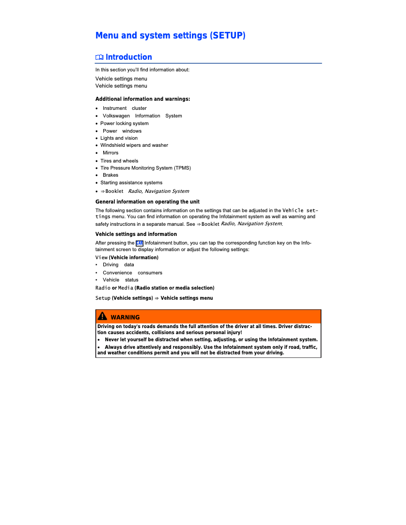 Página 1 del manual Guía de instalación Volkswagen Golf SportWagen (2015)