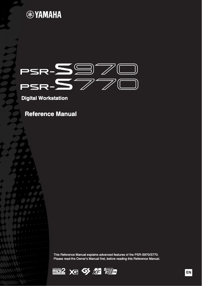 Page n°1 - Manuel utilisateur Yamaha PSR-S970