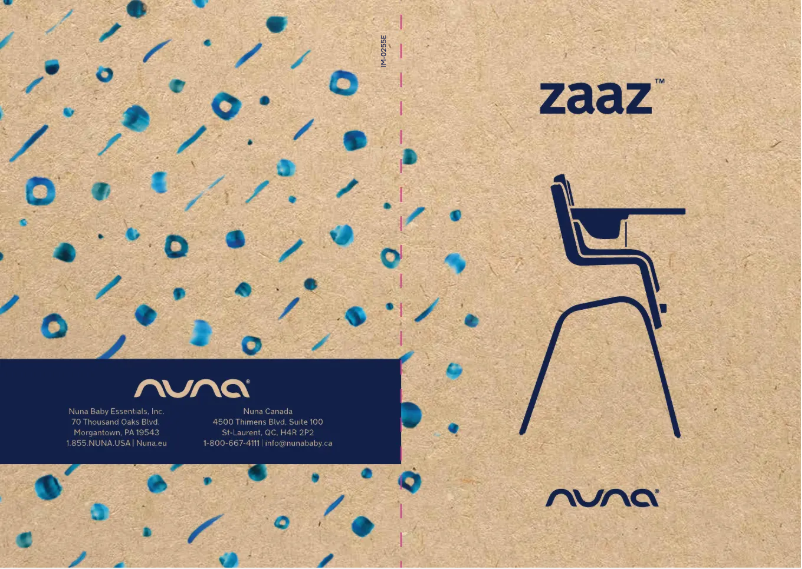 Page 1 de la notice Manuel utilisateur Nuna Zaaz