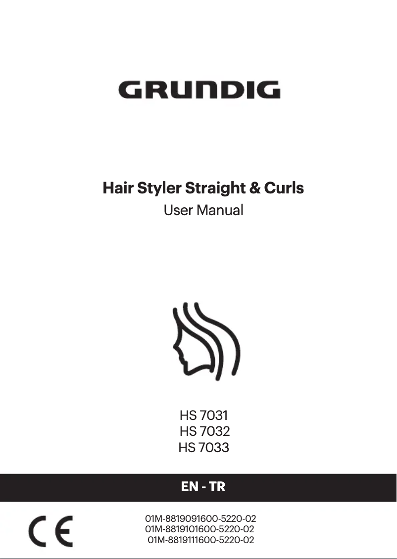 Page 1 de la notice Manuel utilisateur Grundig HS 7031