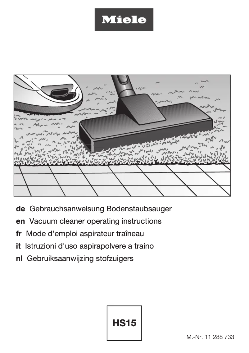 Page n°1 - Manuel utilisateur Miele Complete C3 Allergy
