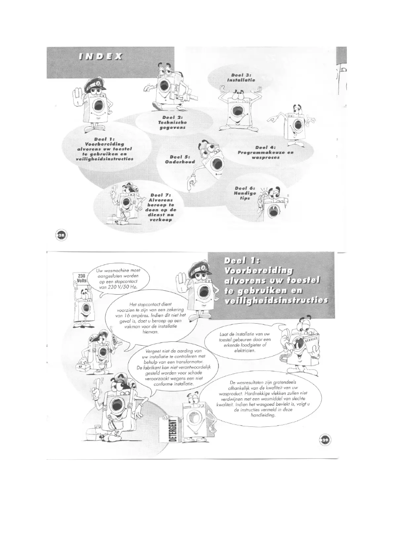 Page 1 de la notice Manuel utilisateur Beko WB7110M