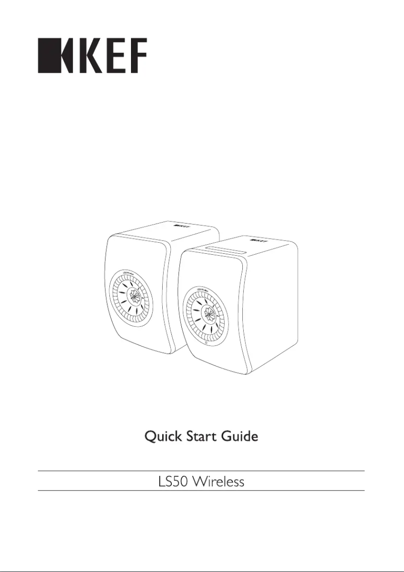 Página 1 del manual Manual de usuario KEF LS50 Wireless