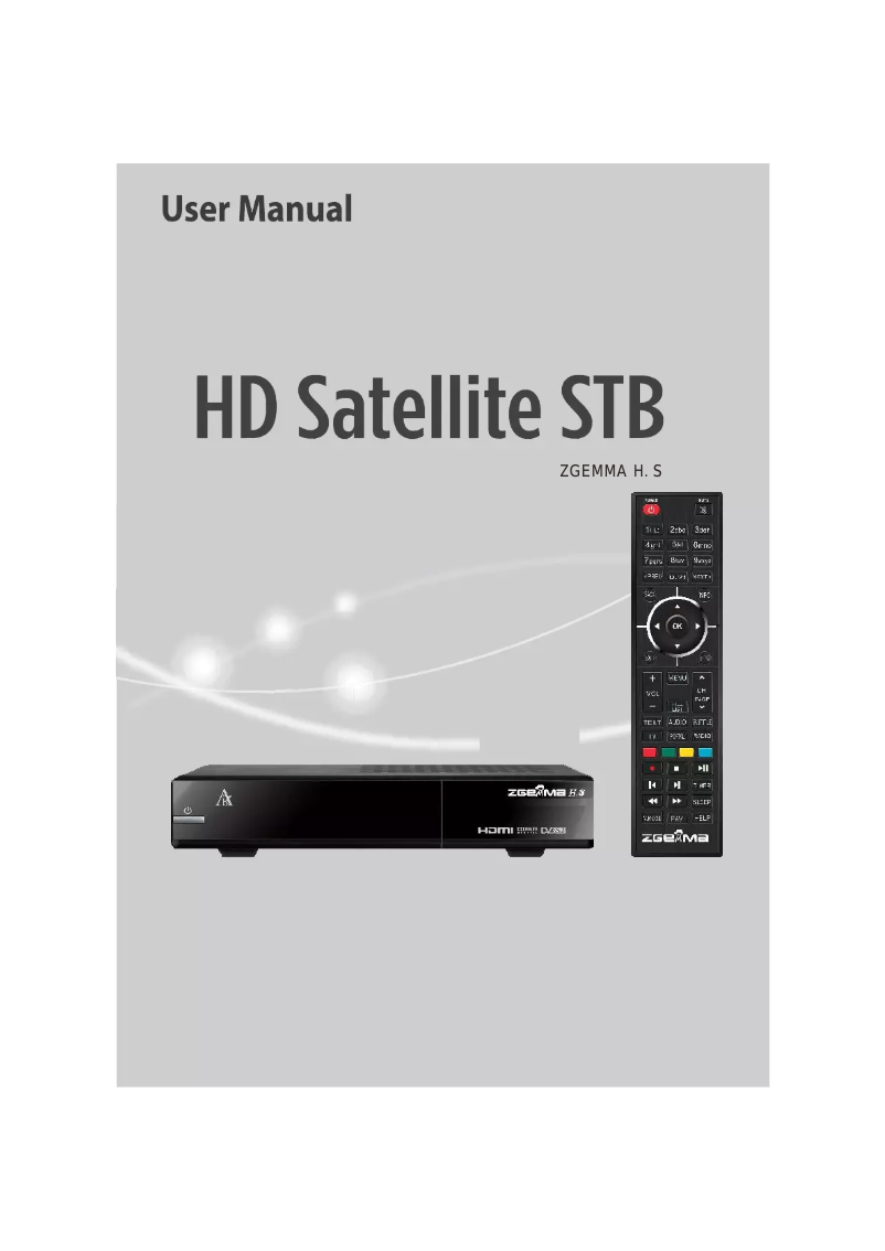 Página 1 del manual Manual de usuario Zgemma H.S