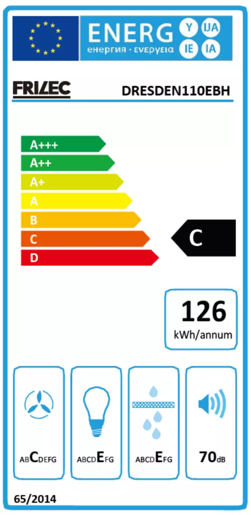 Page 1 de la notice Manuel utilisateur Frilec DRESDEN110EBH