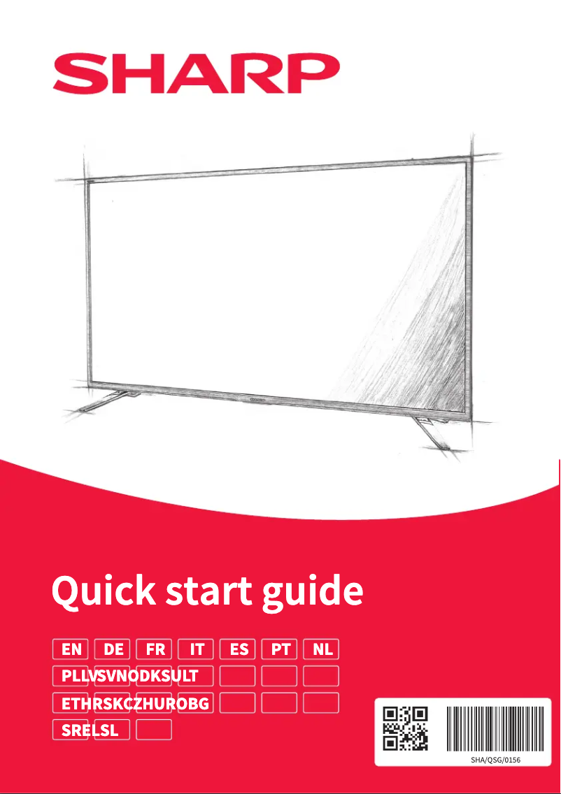 Page n°1 - Guide de démarrage rapide Sharp 50BJ2E