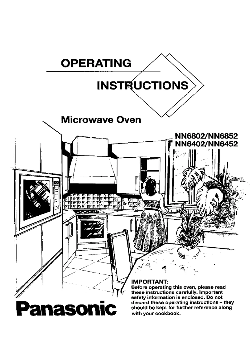 Page n°1 - Manuel utilisateur Panasonic NN-6852