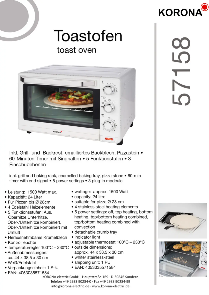 Image de la première page du manuel de l'appareil 57158