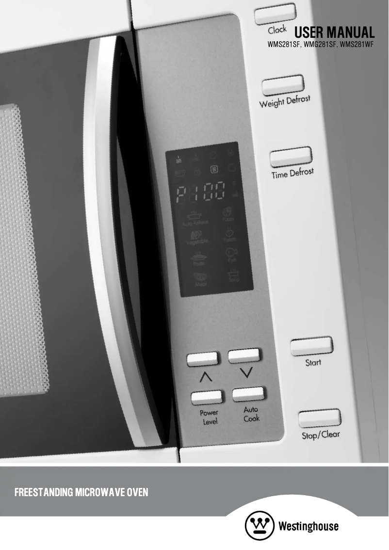 Page 1 de la notice Manuel utilisateur Westinghouse WMS281WF