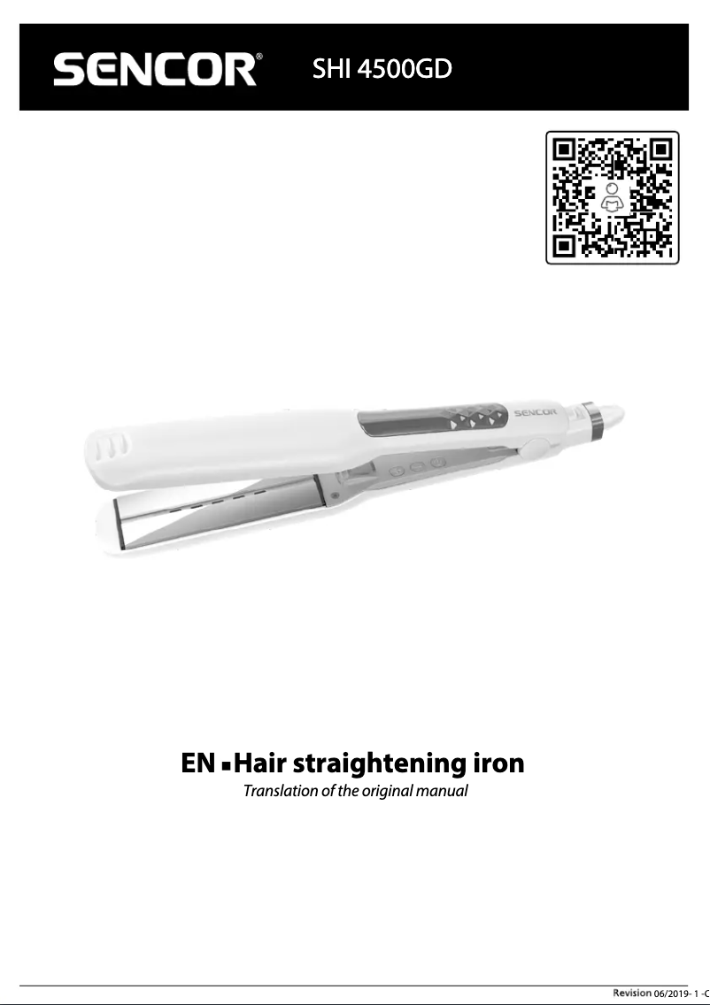 Page n°1 - Manuel utilisateur Sencor SHI 4500GD