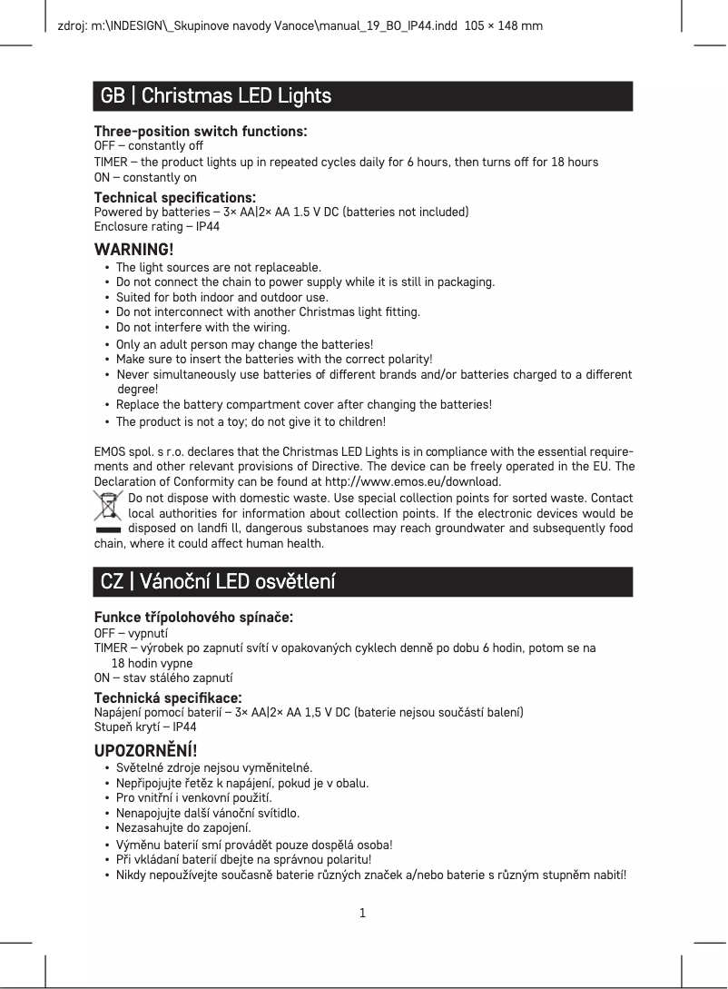 Imagen de la primera página del manual del dispositivo D4FC02