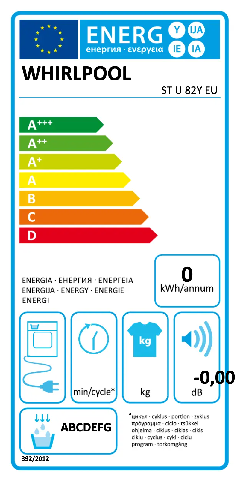 Page n°1 - Manuel utilisateur Whirlpool ST U 82Y EU