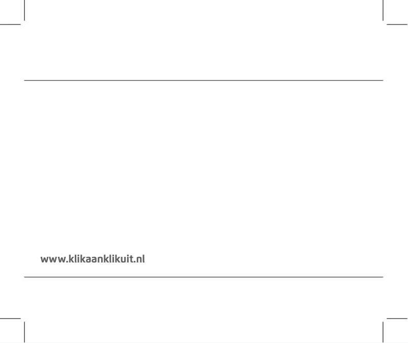Página 1 del manual Manual de usuario KlikaanKlikuit ALED-G2706