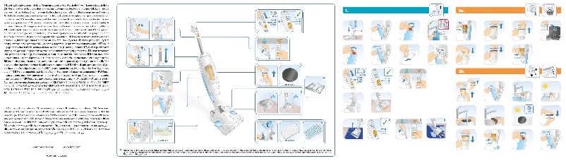 Page n°1 - Manuel utilisateur Tefal Clean & Steam VP7545