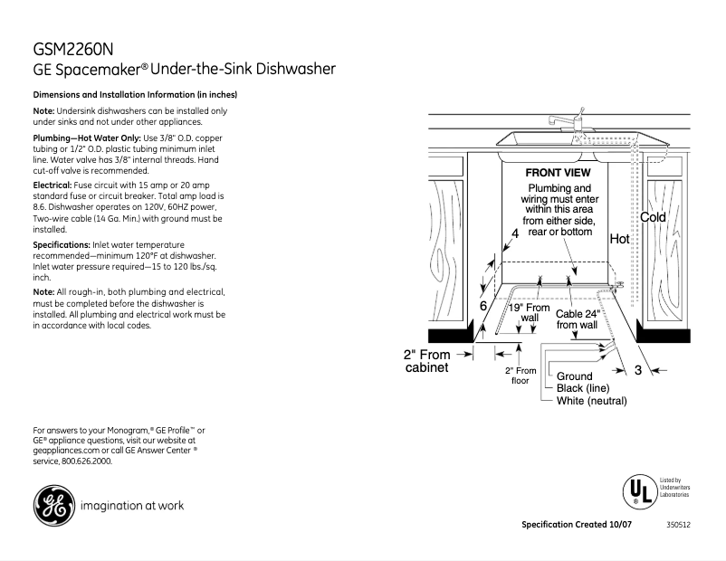 Imagen de la primera página del manual del dispositivo GSM2260NSS