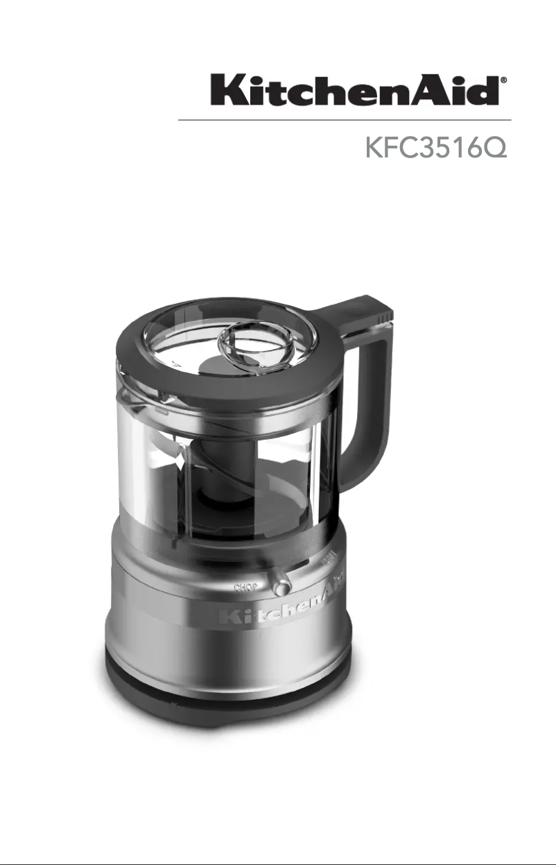 Página 1 del manual Manual de usuario KitchenAid KFC3516QMY