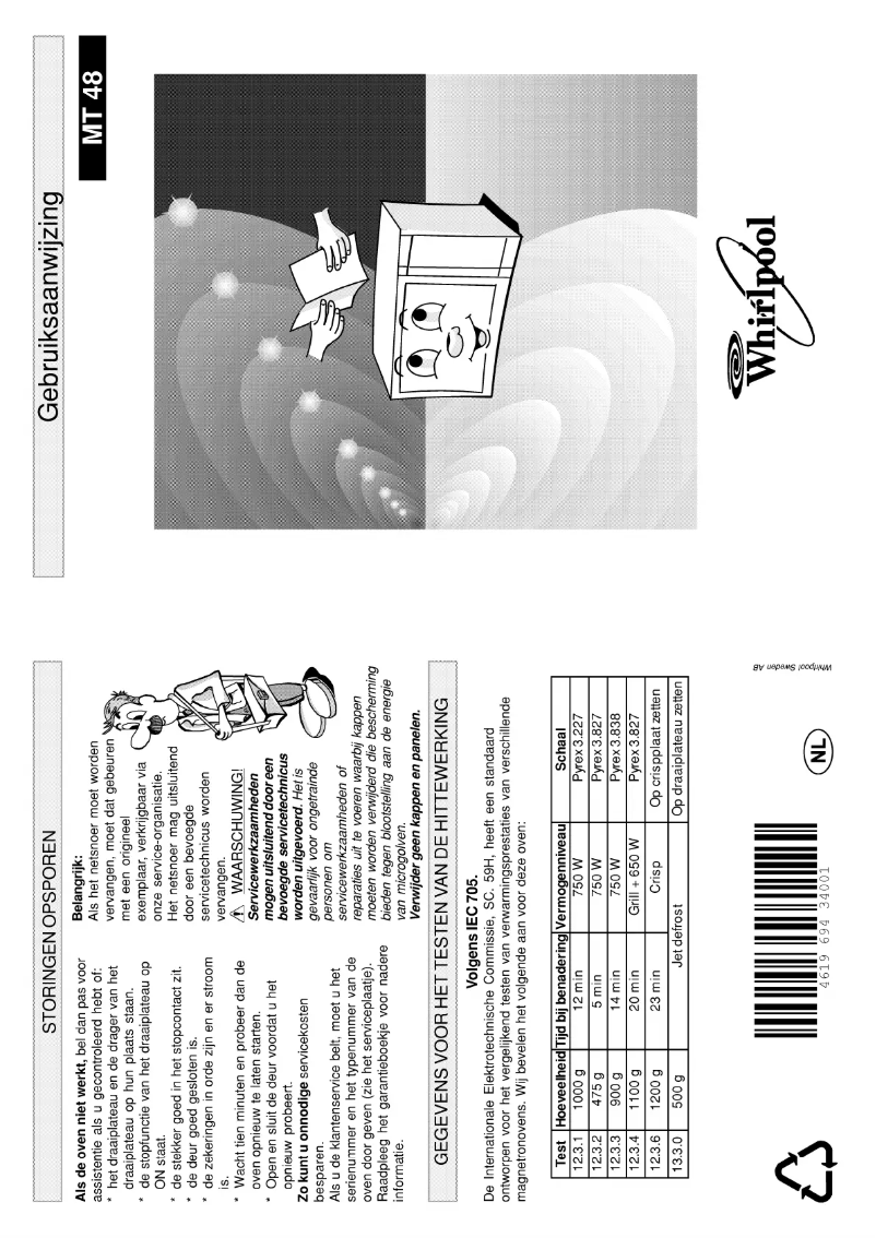 Page n°1 - Manuel utilisateur Whirlpool AVM 685 IX