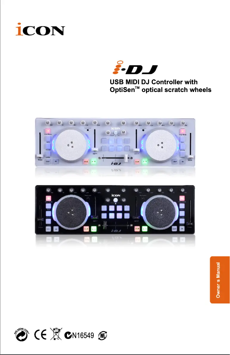 Image de la première page du manuel de l'appareil iDJ