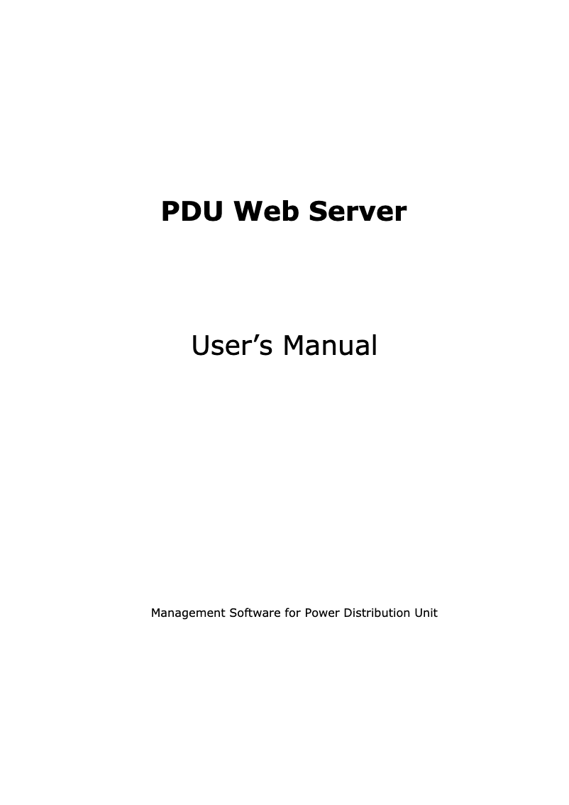 Page 1 de la notice Manuel utilisateur PowerPlus SNMP Card for PDU RC-16A