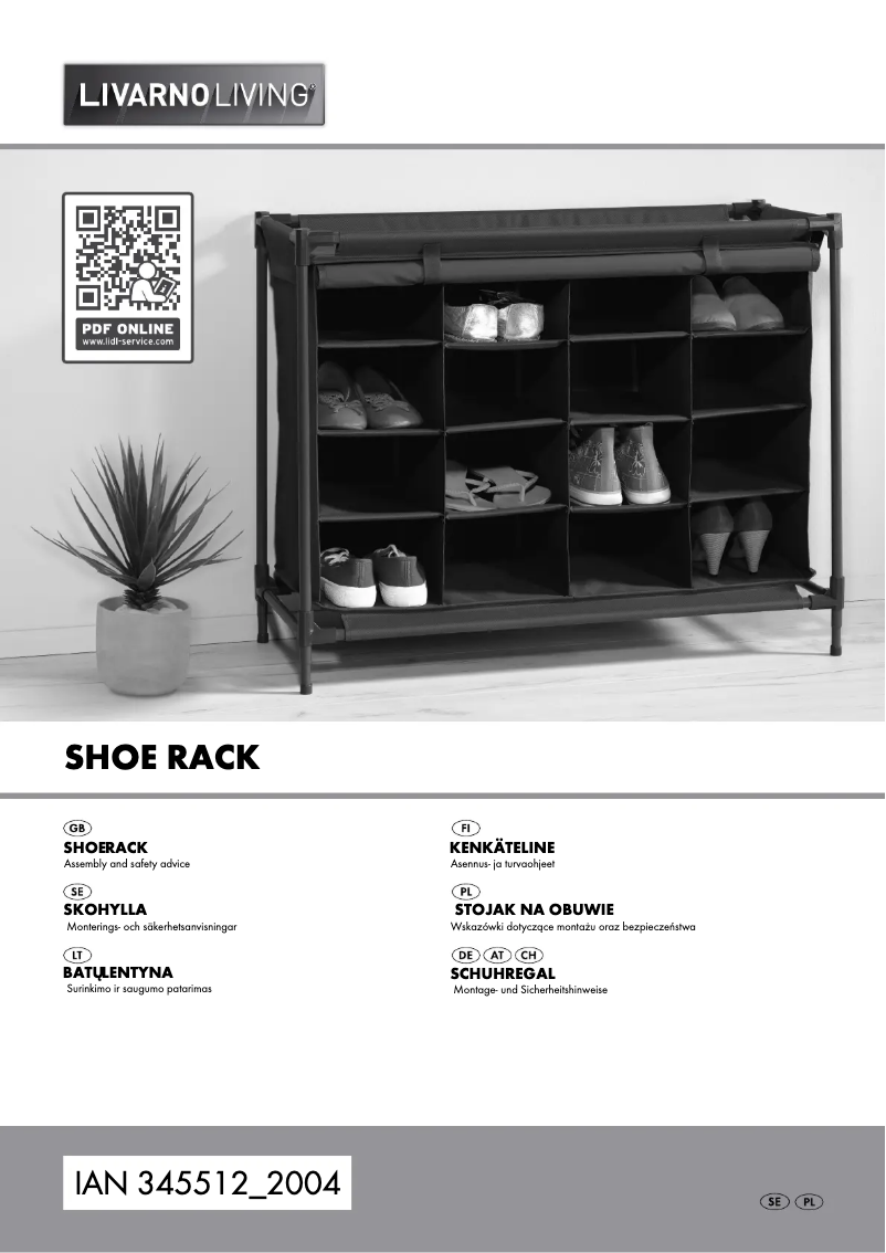 Page 1 de la notice Manuel utilisateur Livarno Lux HG06843