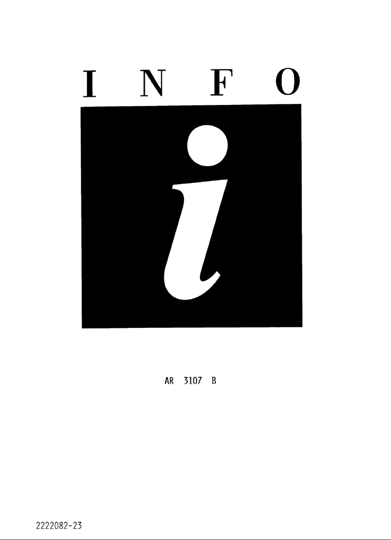 Page 1 de la notice Manuel utilisateur Arthur Martin-Electrolux AR3107B