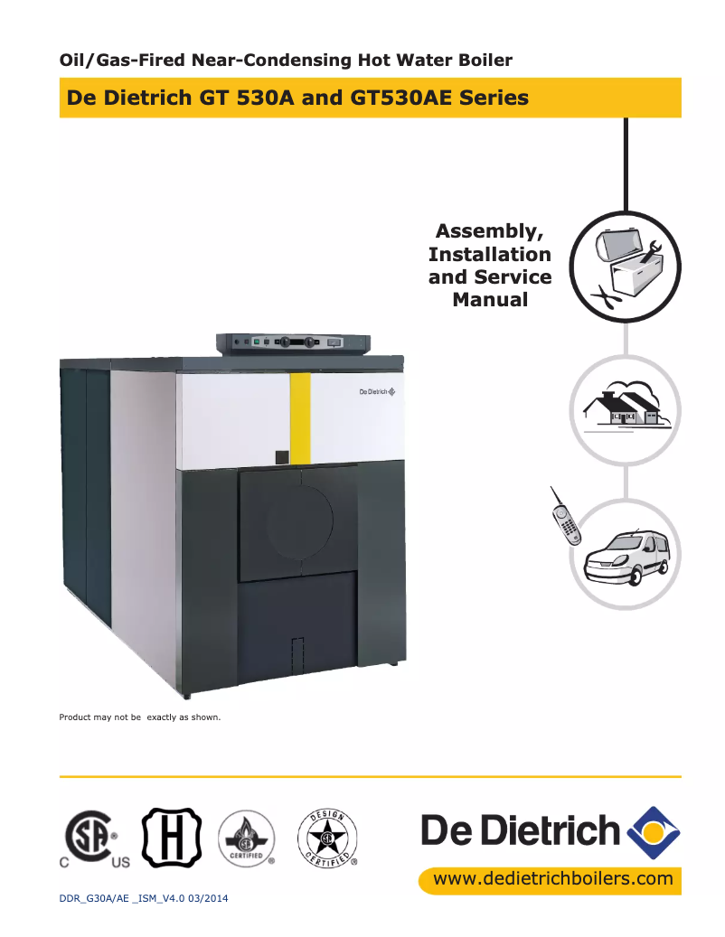 Image de la première page du manuel de l'appareil GT 530A