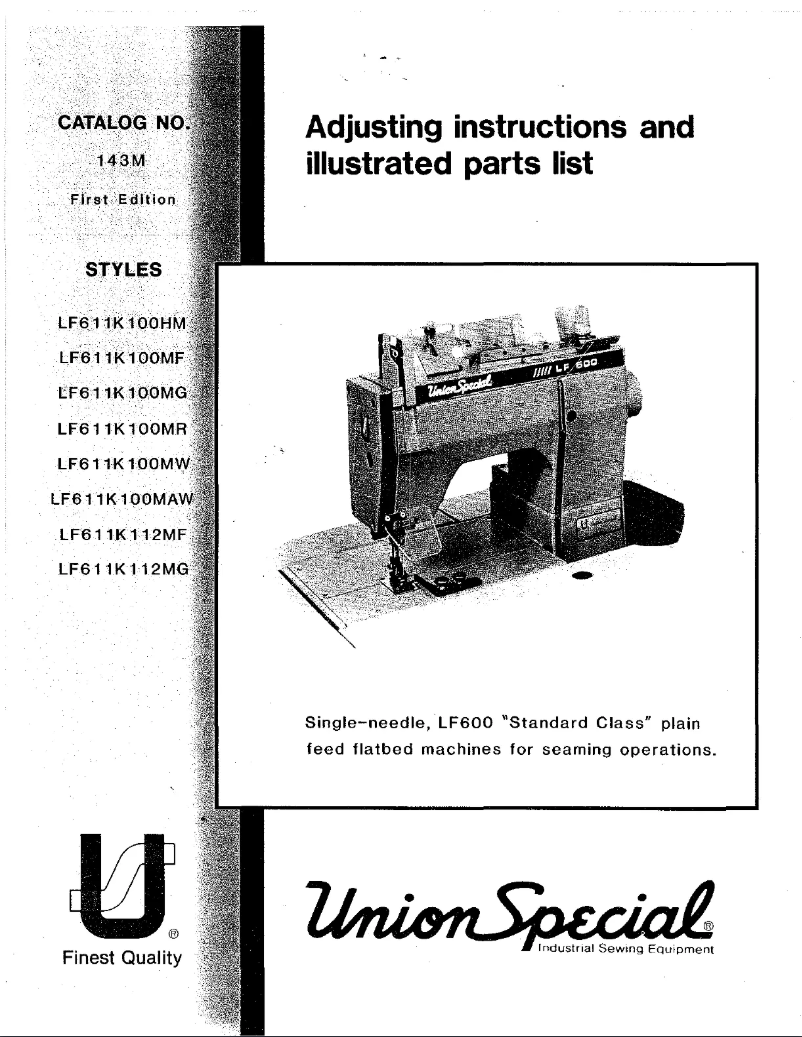 Image de la première page du manuel de l'appareil LF611K100MAW