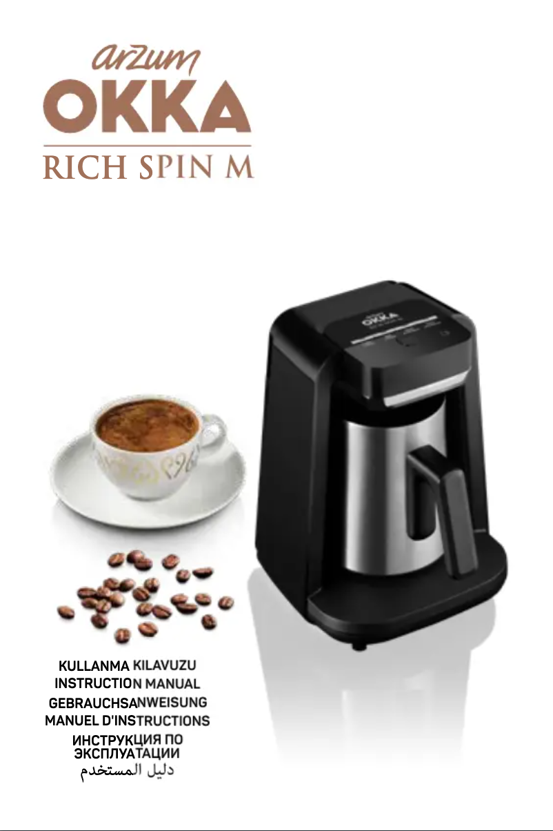 Page n°1 - Manuel utilisateur Arzum Rich Spin M