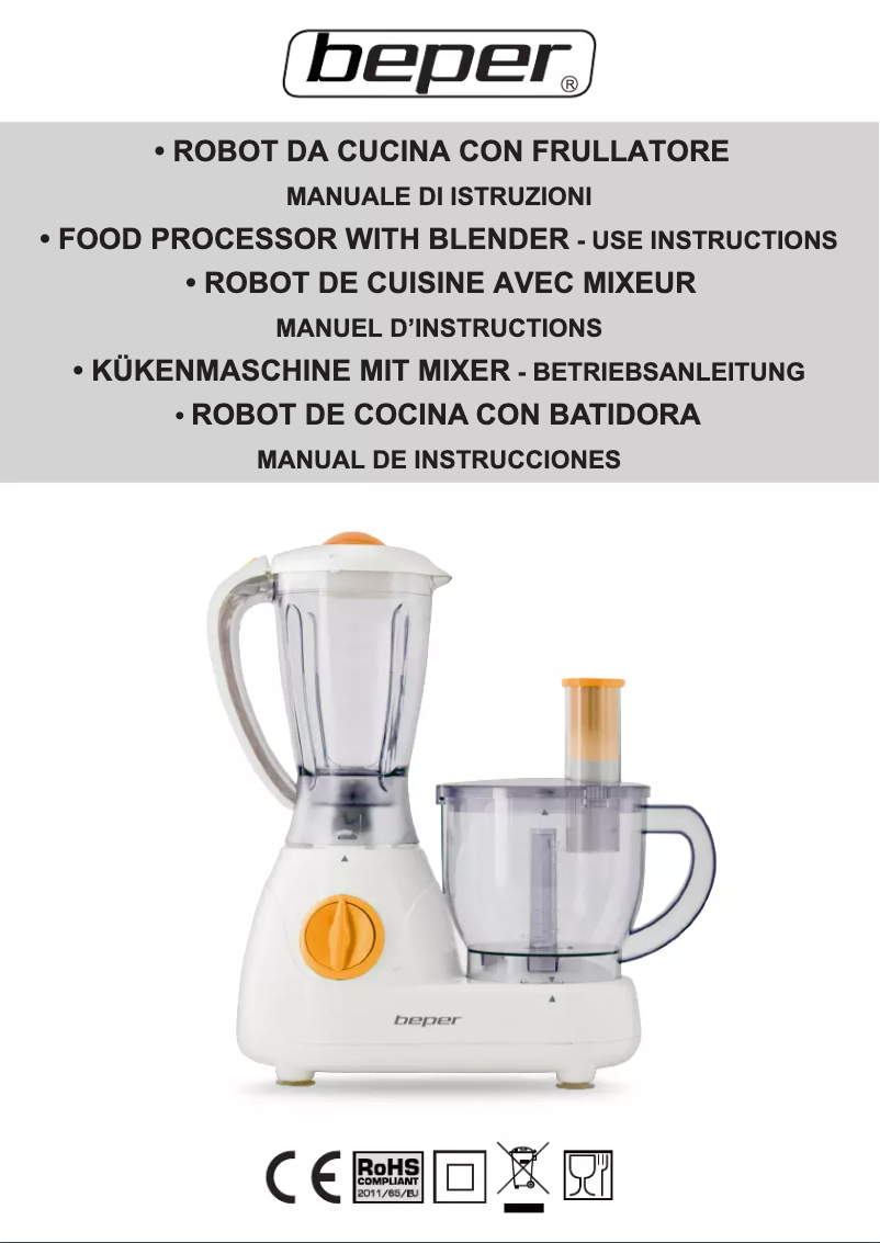 Page n°1 - Manuel utilisateur Beper 90316