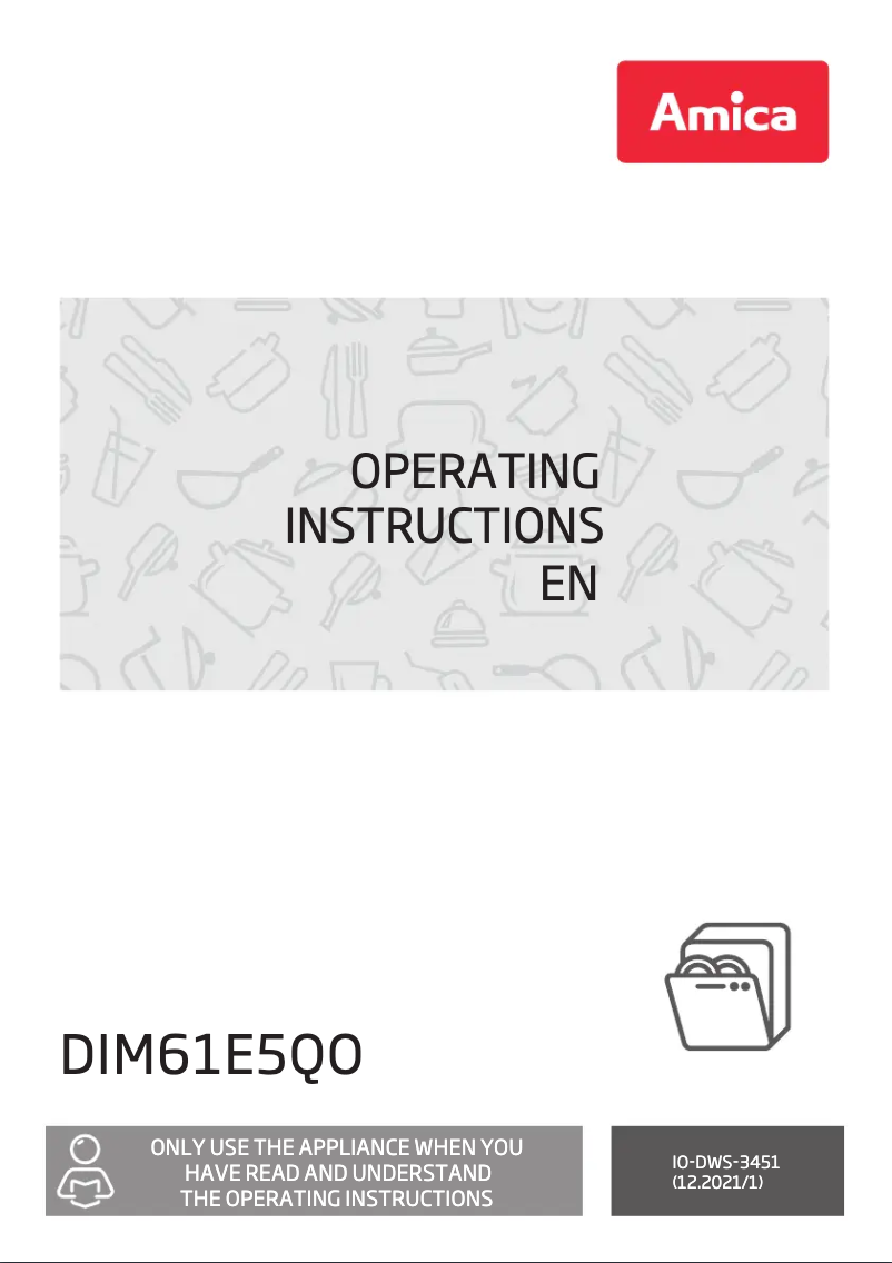 Page n°1 - Manuel utilisateur Amica DIM61E5qO